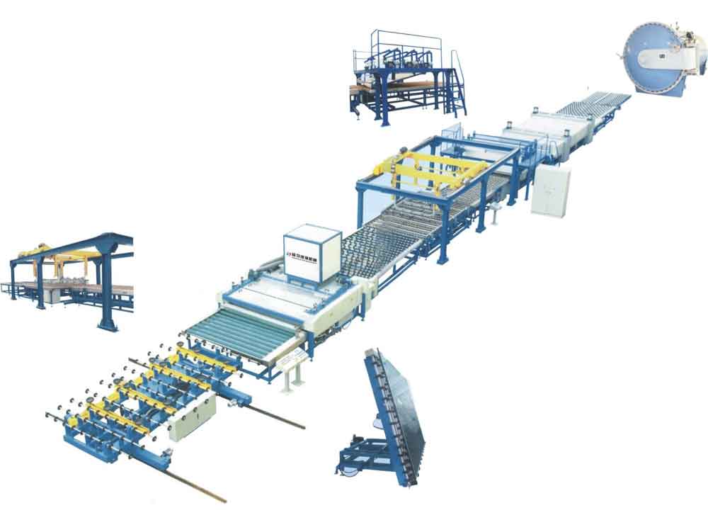 Laminated glass production line series